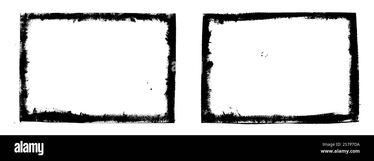 struttura grunge nera e sporca con pennellate realistiche Illustrazione Vettoriale