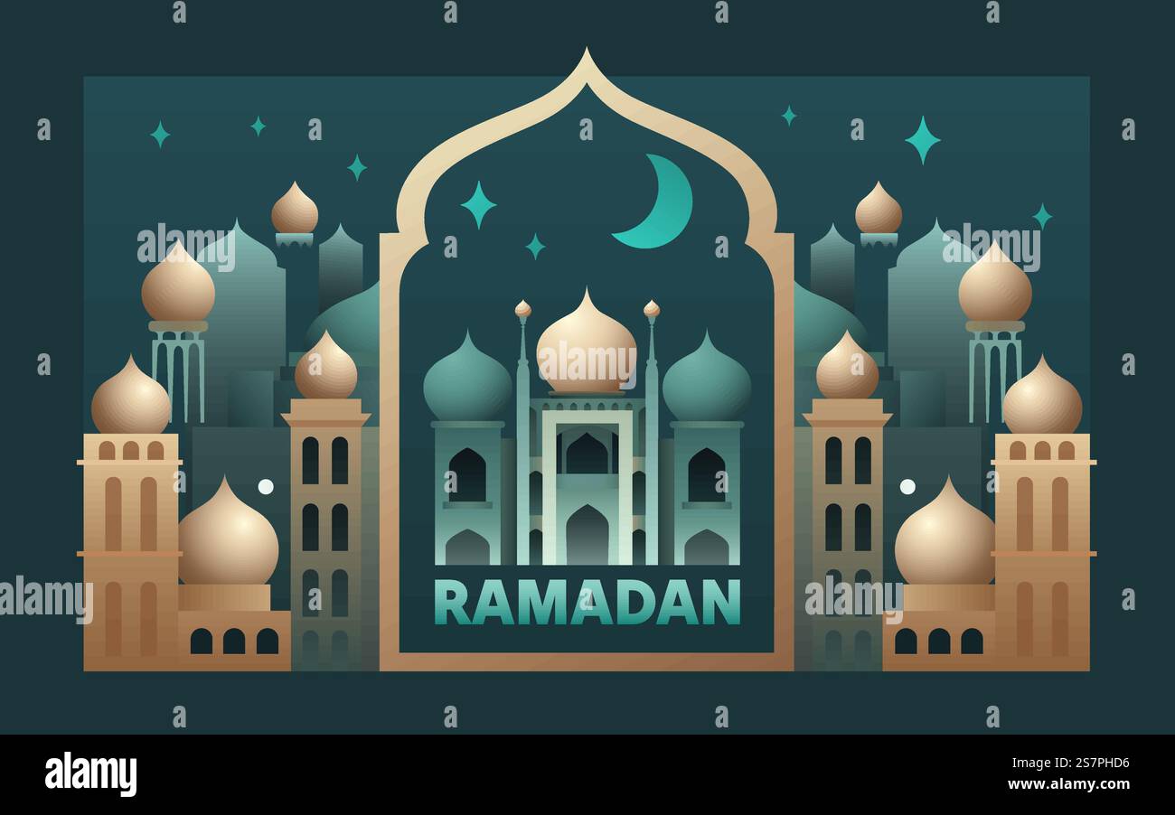 Copertina Ramadan, sfondo ramadan mubarak, elemento di design template, Vector. Copertina Ramadan, sfondo ramadan mubarak, elemento di design del modello, illustrazione vettoriale Illustrazione Vettoriale
