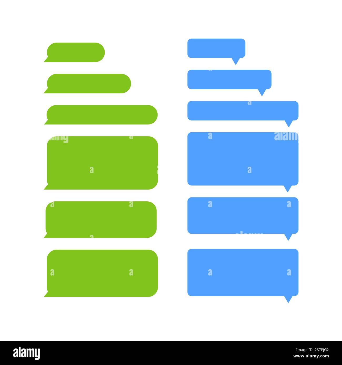 Cornice per sms di testo Illustrazione Vettoriale