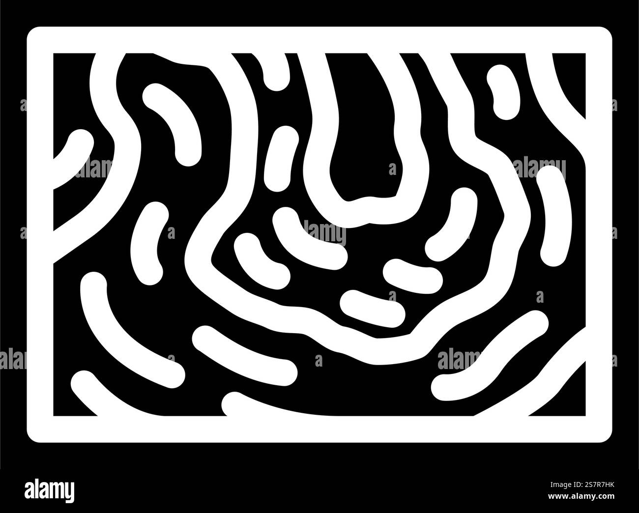 mappe idrogeologiche vettore icona glifo idrogeologo. mappe idrogeologiche segno idrogeologico. illustrazione del simbolo isolato. mappe idrogeologiche illustrazione vettoriale icona glifo idrogeologo Illustrazione Vettoriale