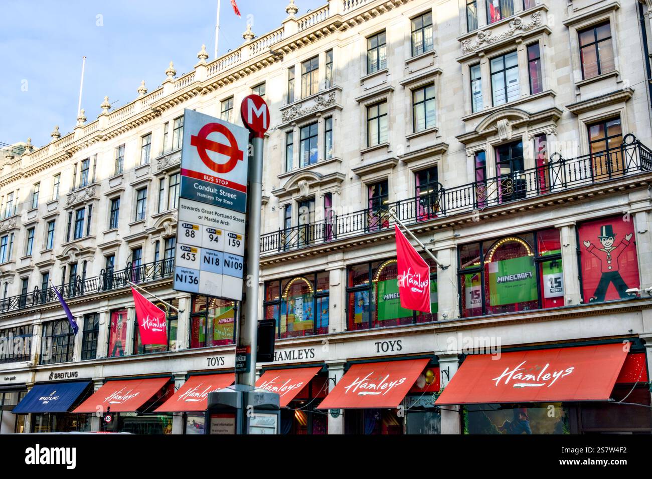 Hamleys Toy Store, Regent Street, Londra, Inghilterra, Regno Unito Foto Stock