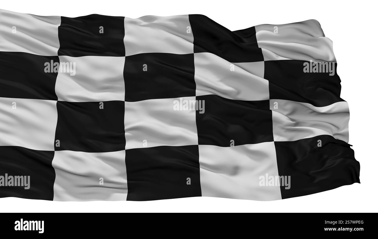 Città Peruwelz Bandiera, Paese Belgio, isolato su sfondo bianco Foto Stock