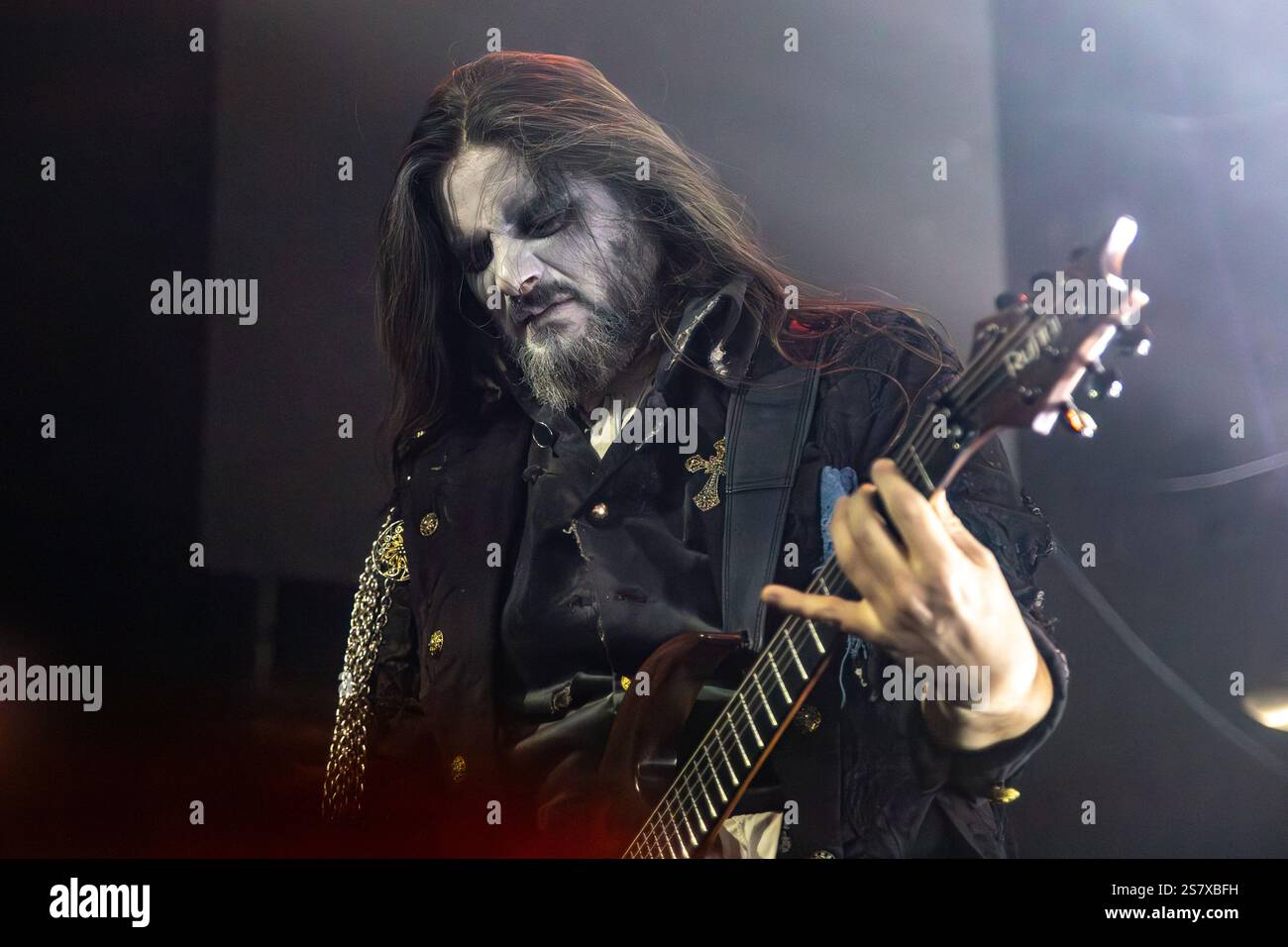 Zagabria, Croazia, 19. 01. 2025. - I Fleshgod Apocalypse una band death metal sinfonica italiana che si esibisce a Zagabria, Croazia Foto Stock