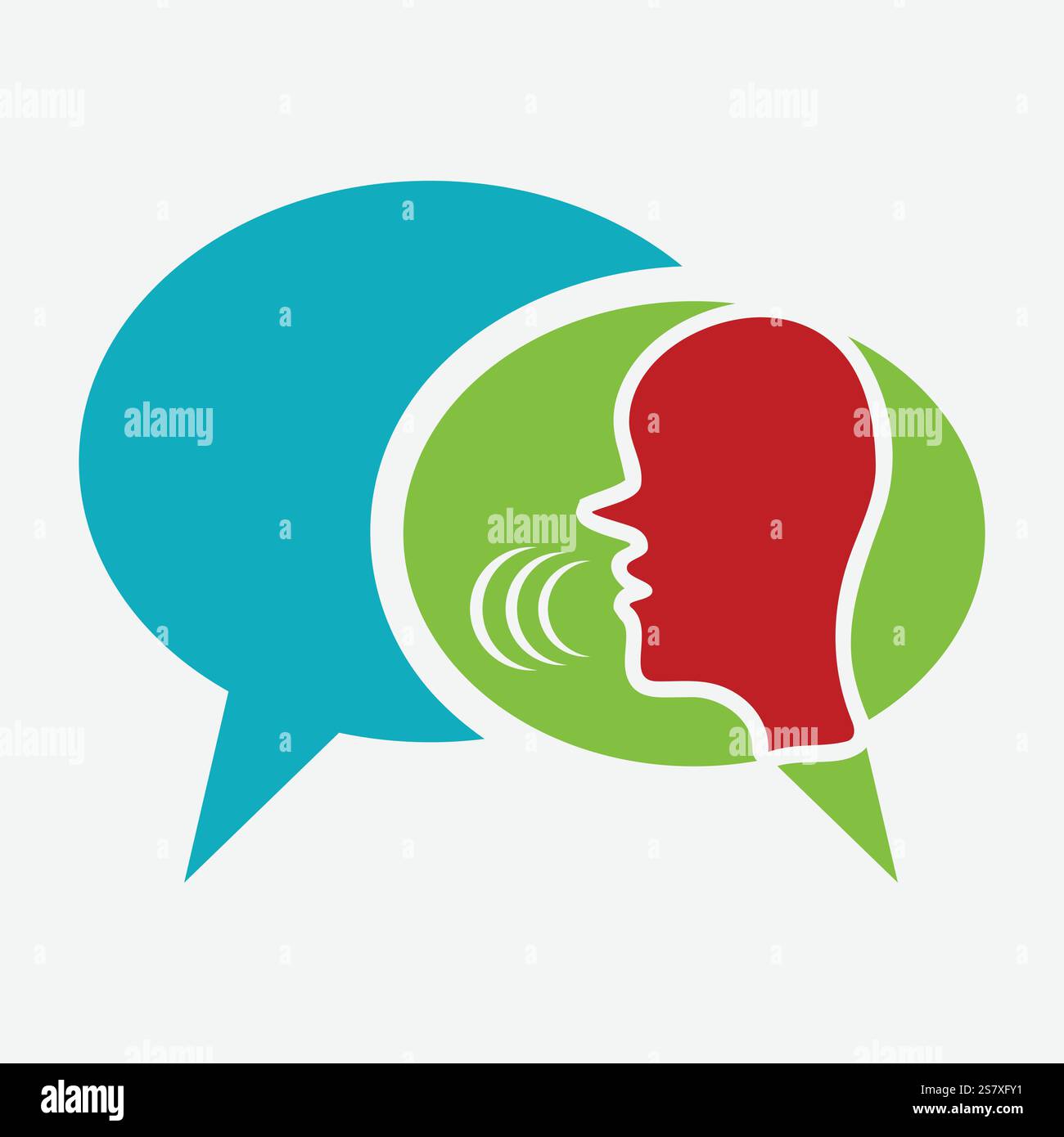 icona della chat persone grafica del modello del logo vettoriale Illustrazione Vettoriale