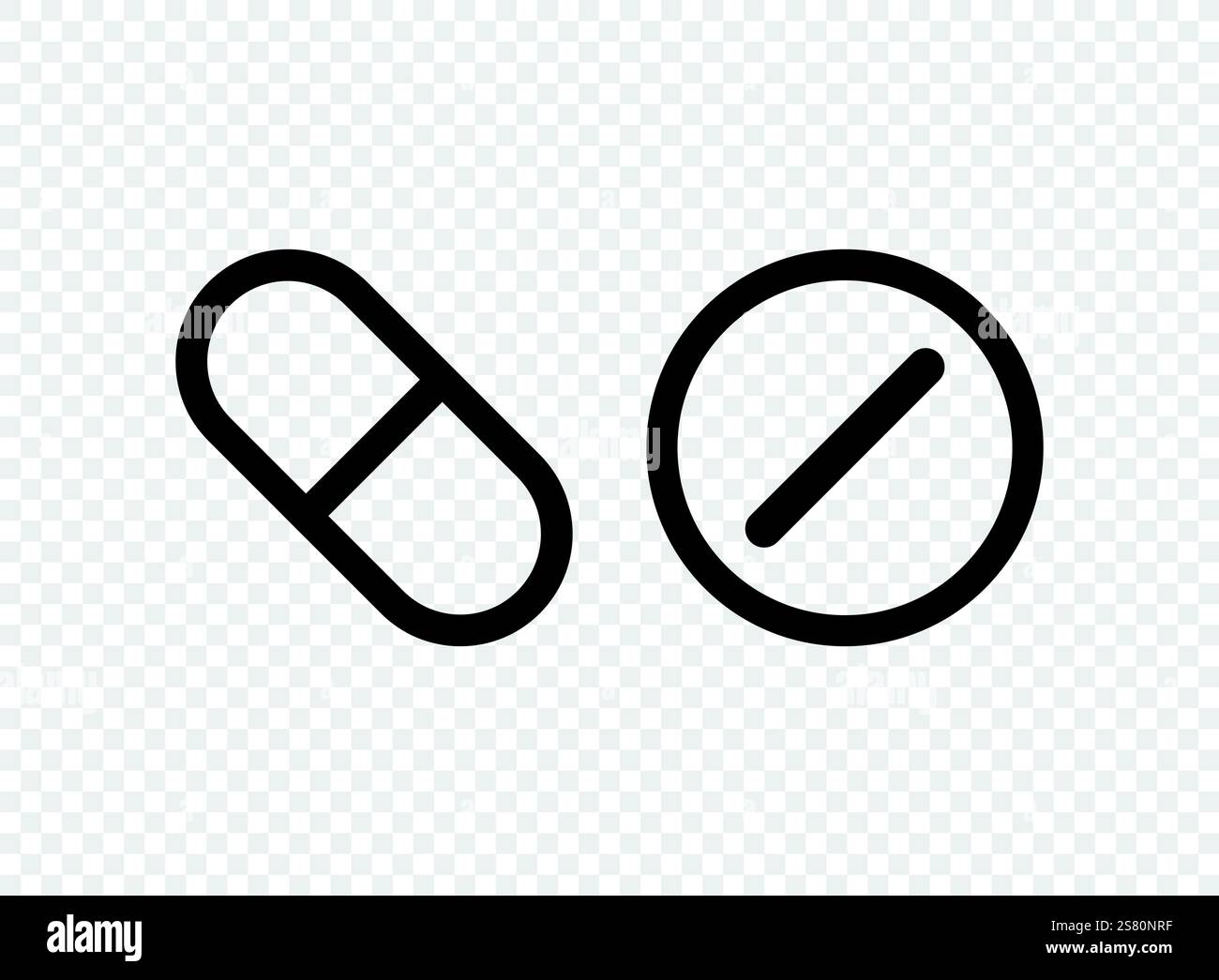 Icona delle capsule di pillole in stile piatto. Illustrazione vettoriale di tablet medicale su sfondo isolato. Concetto di business della cartellonistica farmaceutica Illustrazione Vettoriale