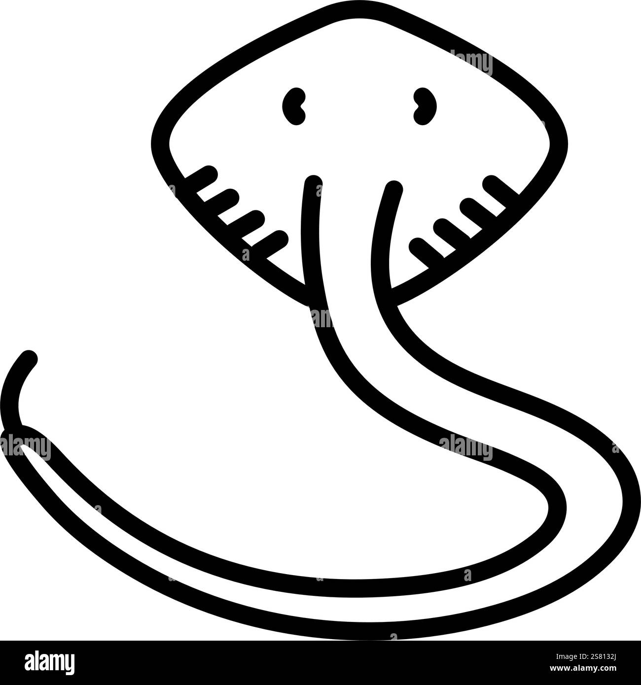 Linea nera, illustrazione nautica monocromatica vettoriale, segno di traccia modificabile Illustrazione Vettoriale