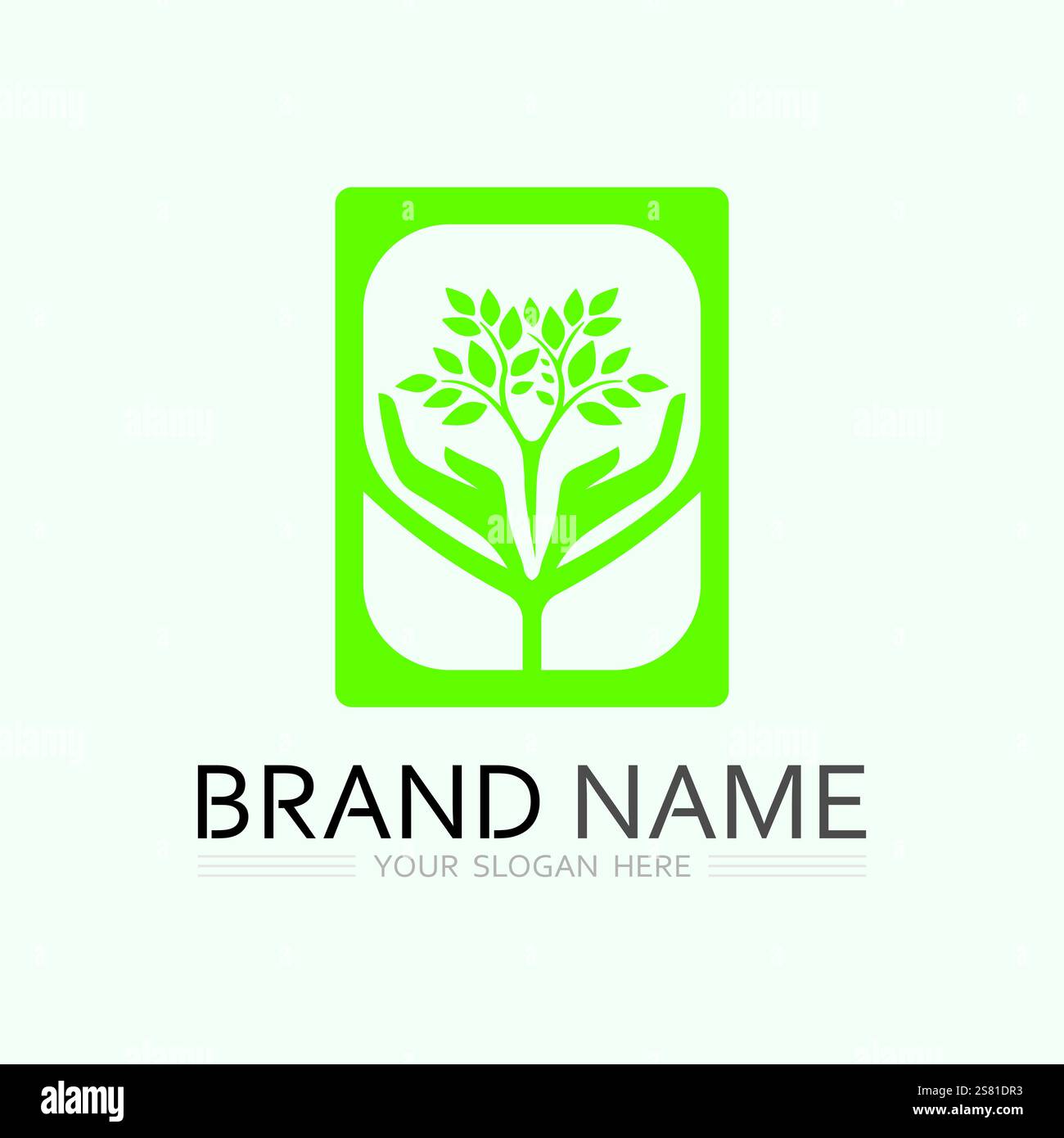 Vettore di disegno del logo della foglia per il modello del simbolo della natura modificabile, icona del vettore dell'elemento della natura del logo della foglia verde. Illustrazione Vettoriale