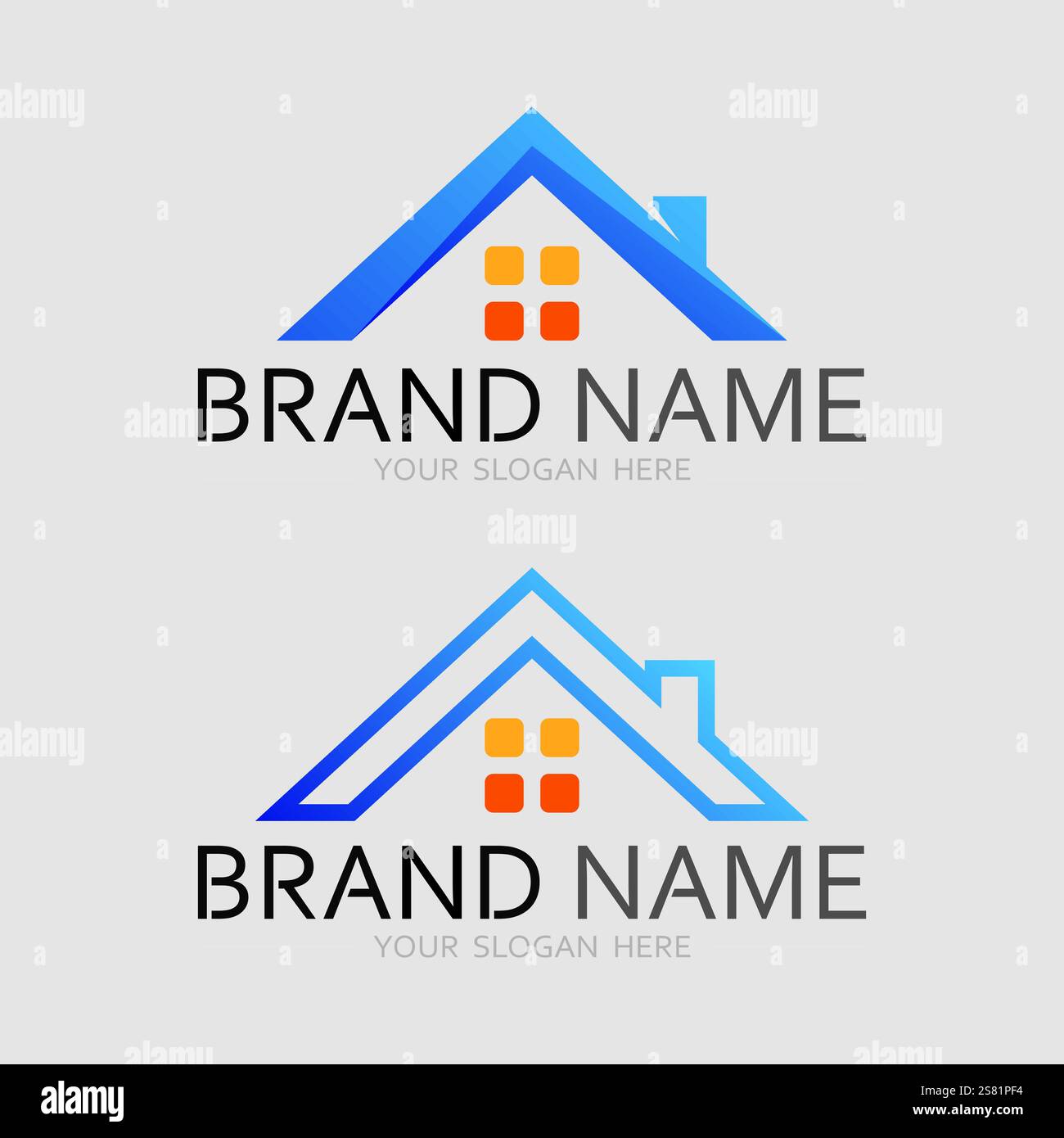 Home logo icona illustrazione vettoriale disegno template.Home e casa logo disegno vettore, logo, architettura e costruzione, design proprietà, rimanere a casa Illustrazione Vettoriale