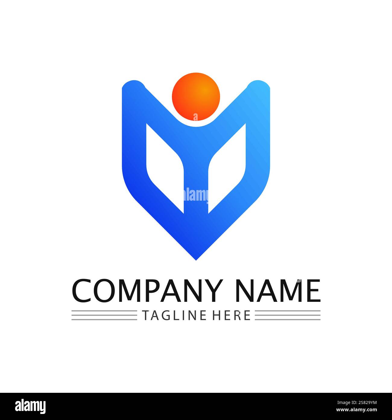 Persone icona gruppo di lavoro Vector logo illustrazione disegno Illustrazione Vettoriale