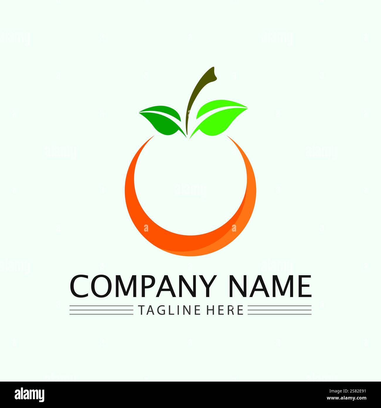 Vettore di disegno del logo della foglia per il modello del simbolo della natura modificabile, icona del vettore dell'elemento della natura del logo della foglia verde. Illustrazione Vettoriale