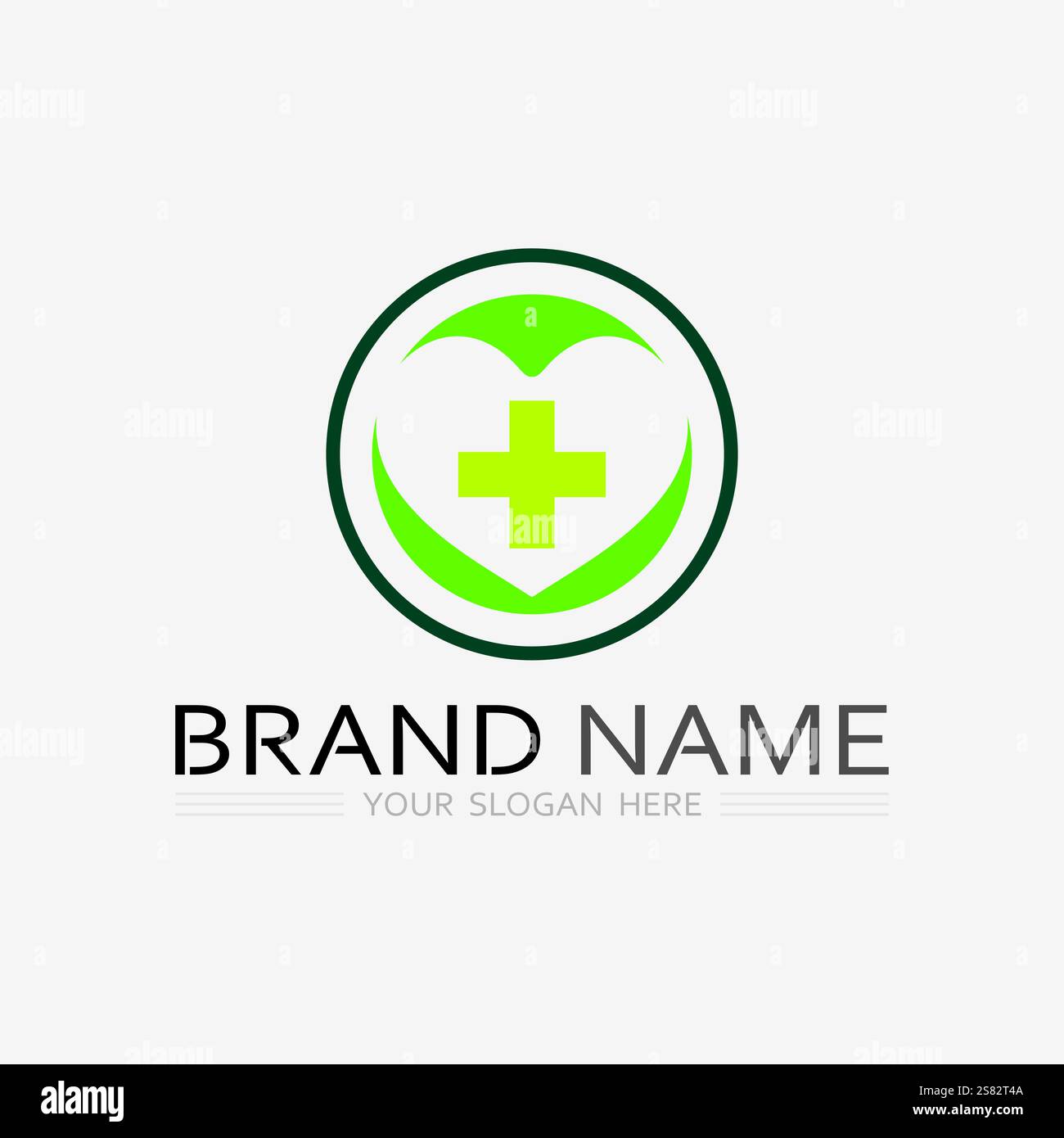 protezione della salute con schermo logo modello vettoriale per il medico o compagnia assicurativa-vettore Illustrazione Vettoriale