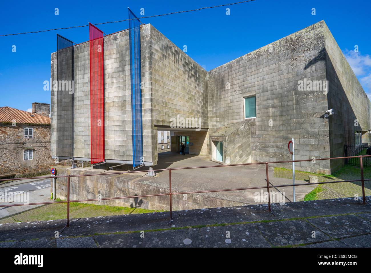 Centro di arte contemporanea della Galizia, Santiago de Compostela, Galizia, Spagna Foto Stock