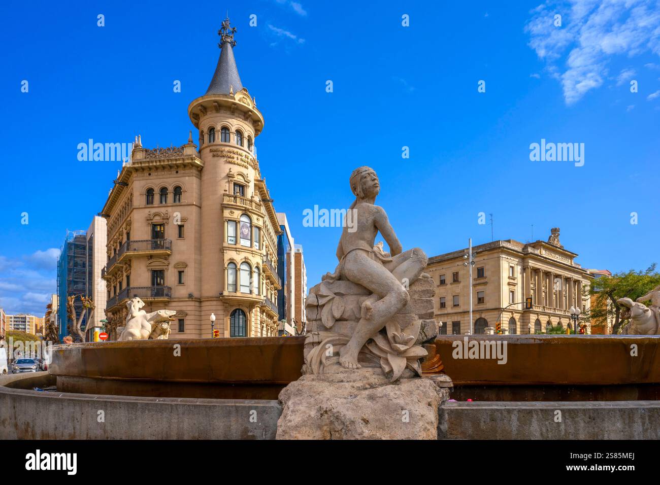 Rambla Nova, Tarragona Catalogna Foto Stock
