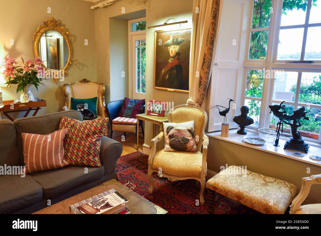 The Quay House hotel, Clifden, Connemara, County Galway, Connacht, Repubblica d'Irlanda Foto Stock