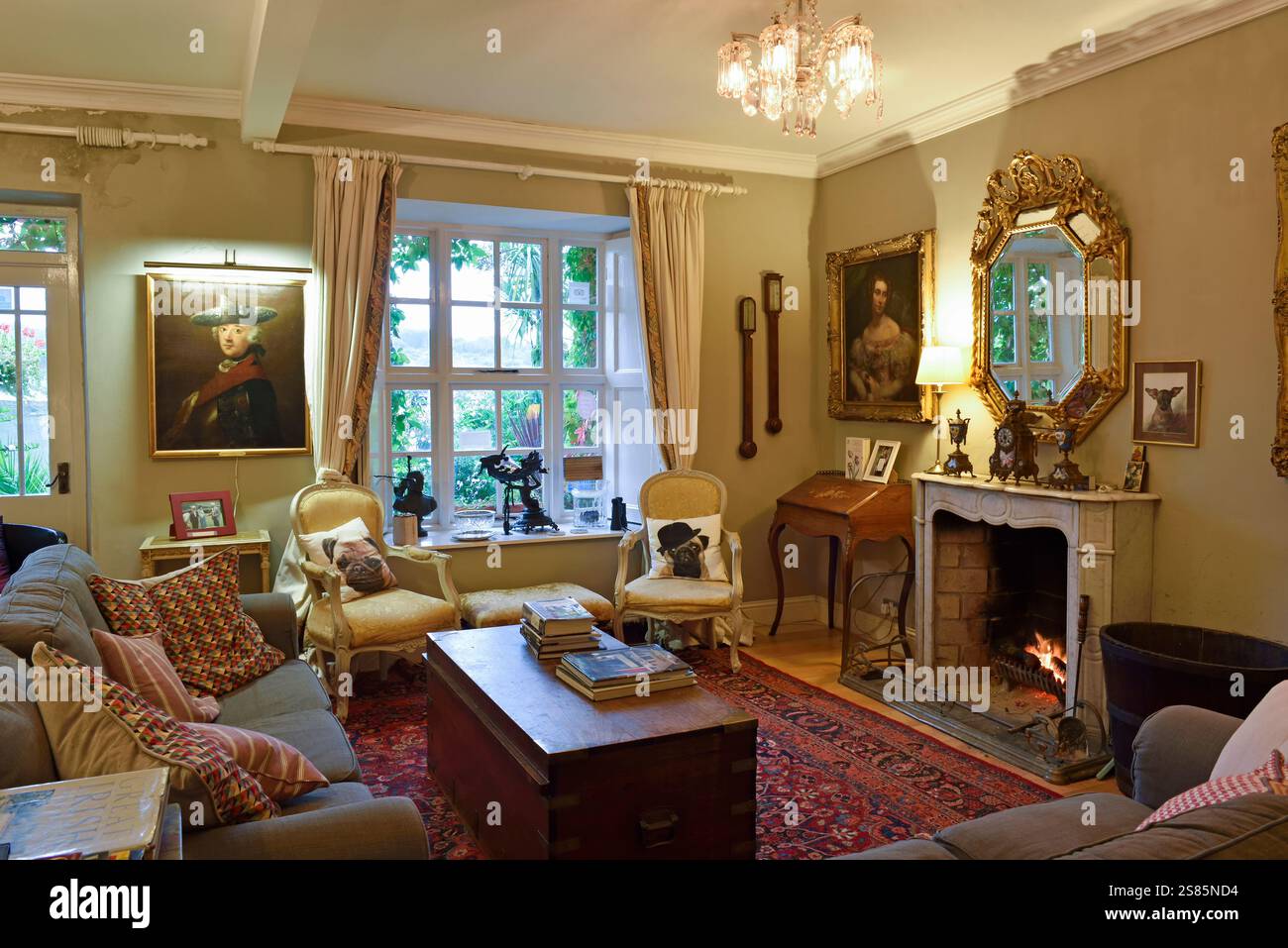 The Quay House hotel, Clifden, West Coast, Connemara, County Galway, Connacht, Repubblica d'Irlanda Foto Stock