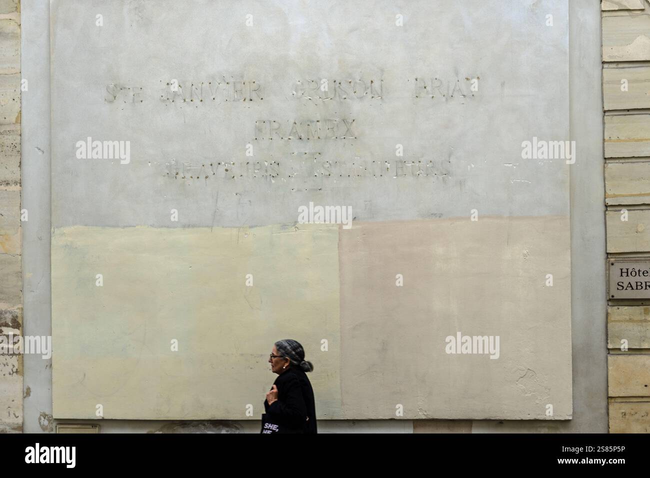 Segno fantasma, Parigi, Francia Foto Stock