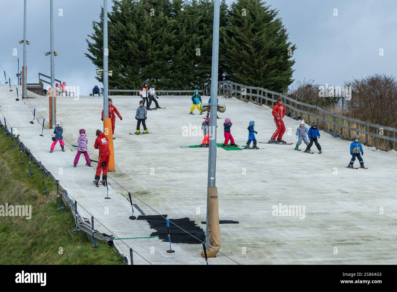 La Skipiste Nieuwegein è una pista da sci asciutta o artificiale Foto Stock