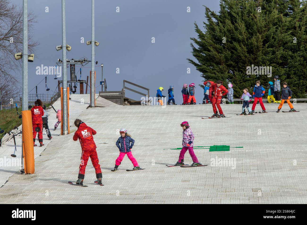 La Skipiste Nieuwegein è una pista da sci asciutta o artificiale Foto Stock