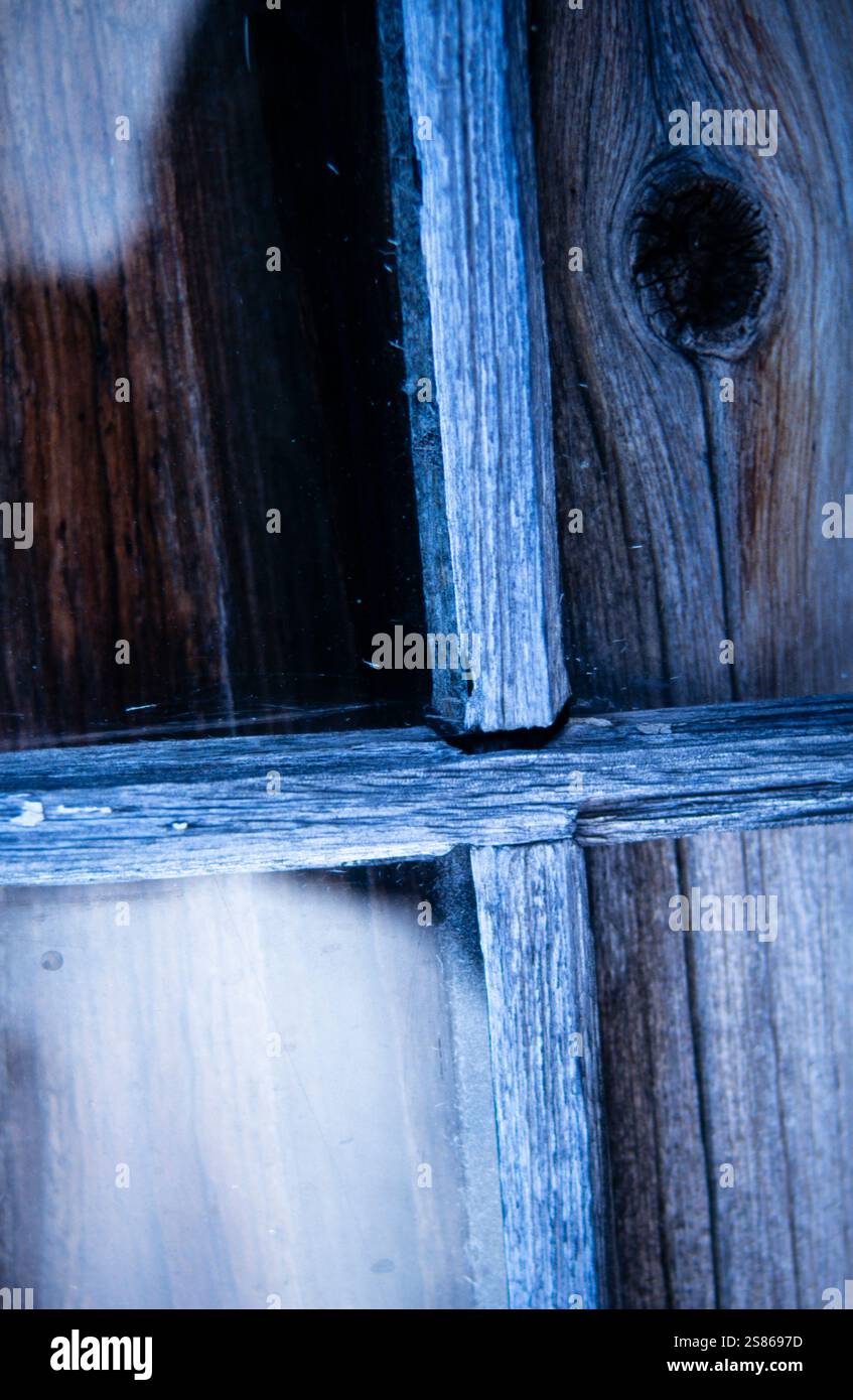 Dettaglio della vecchia finestra Foto Stock