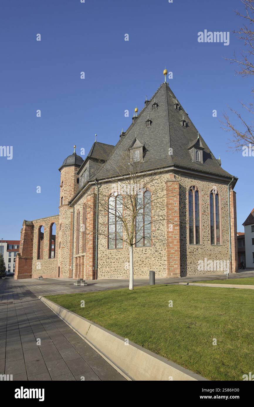Chiesa olandese vallone, costruita nel 1608, rovina, doppia chiesa, Hanau, Assia, Germania, Europa Foto Stock