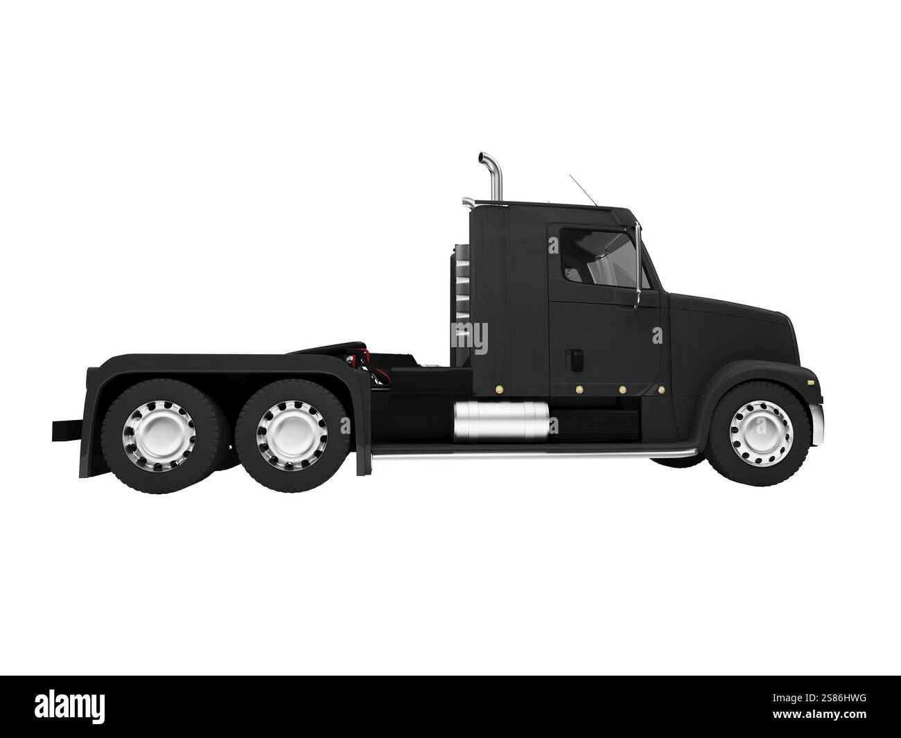 Grande auto isolata su sfondo bianco Foto Stock