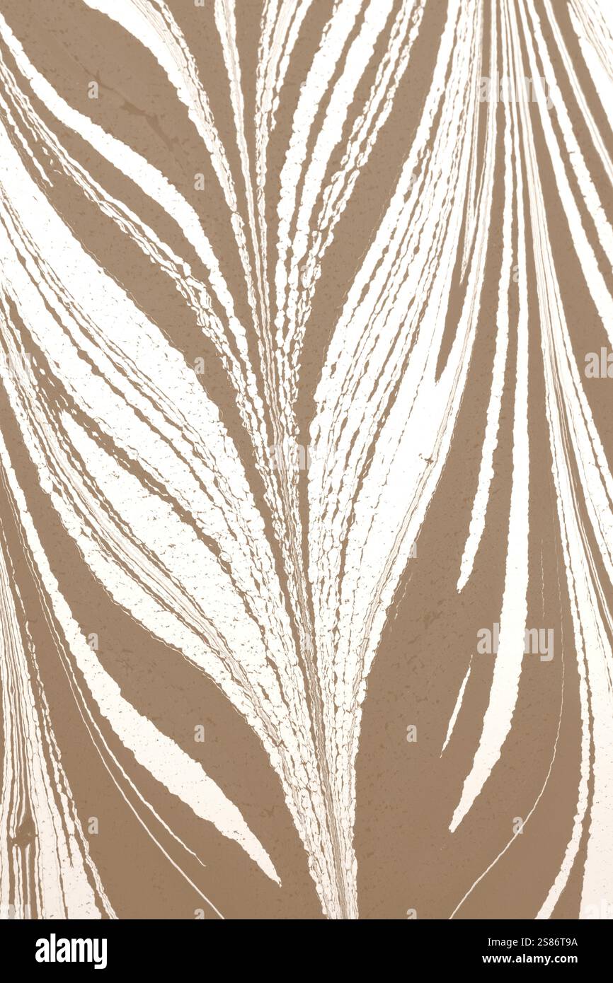 Bella arte astratta di tecniche di pittura di marbling Ebru sull'acqua con vernici acriliche Foto Stock