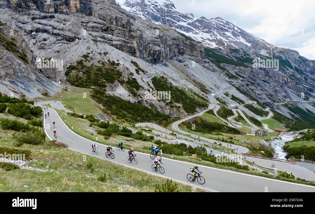 Gran Fondo Stelvio Foto Stock