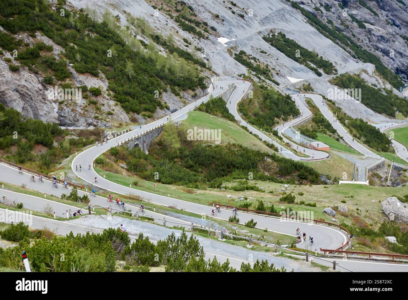 Gran Fondo Stelvio Foto Stock