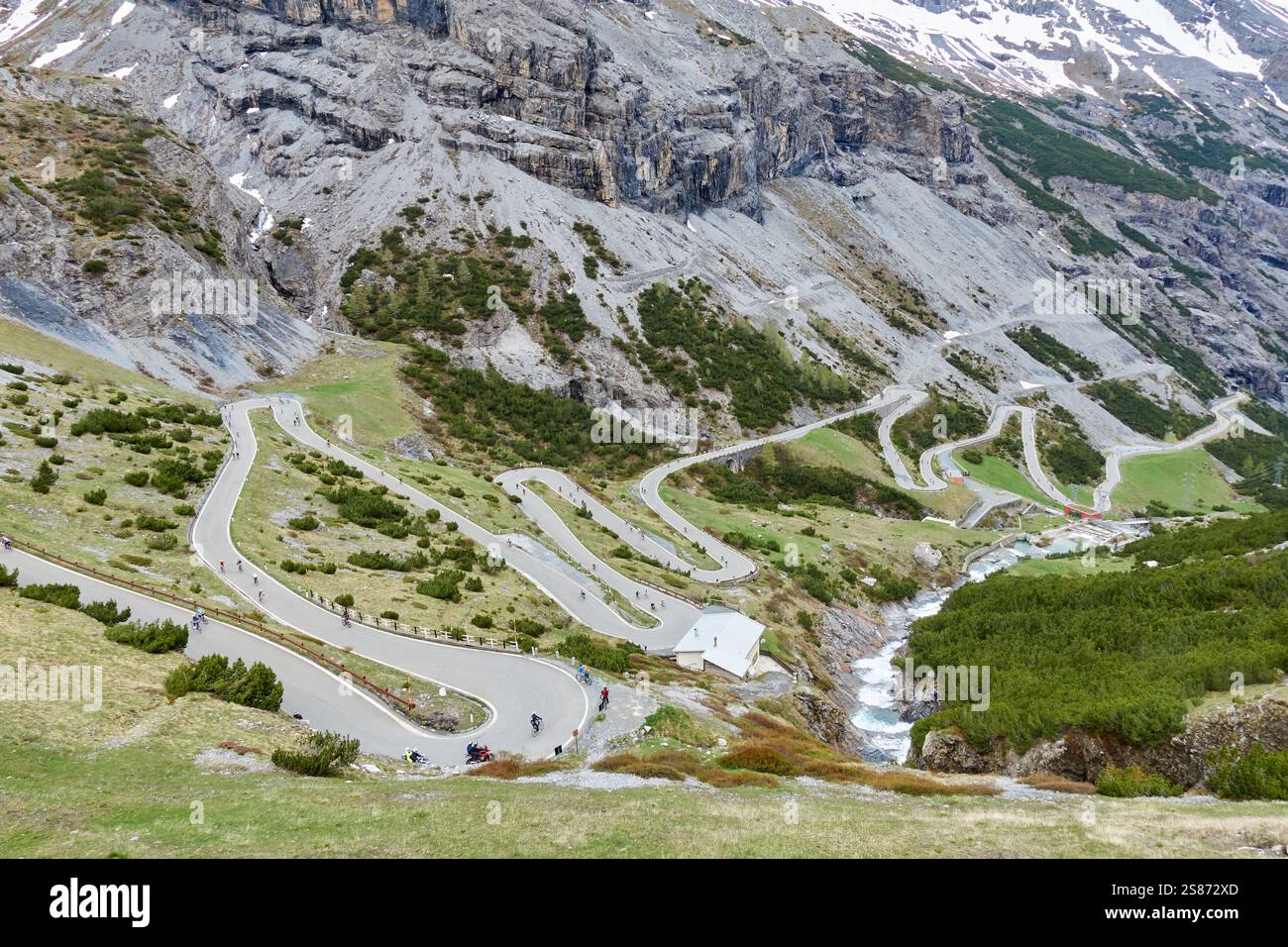 Gran Fondo Stelvio Foto Stock