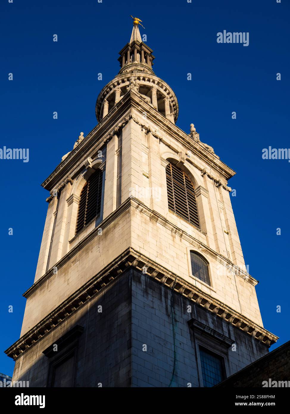 The Cockney Church, St Mary-le-Bow, The City of London, London, England, UK, GB. Foto Stock