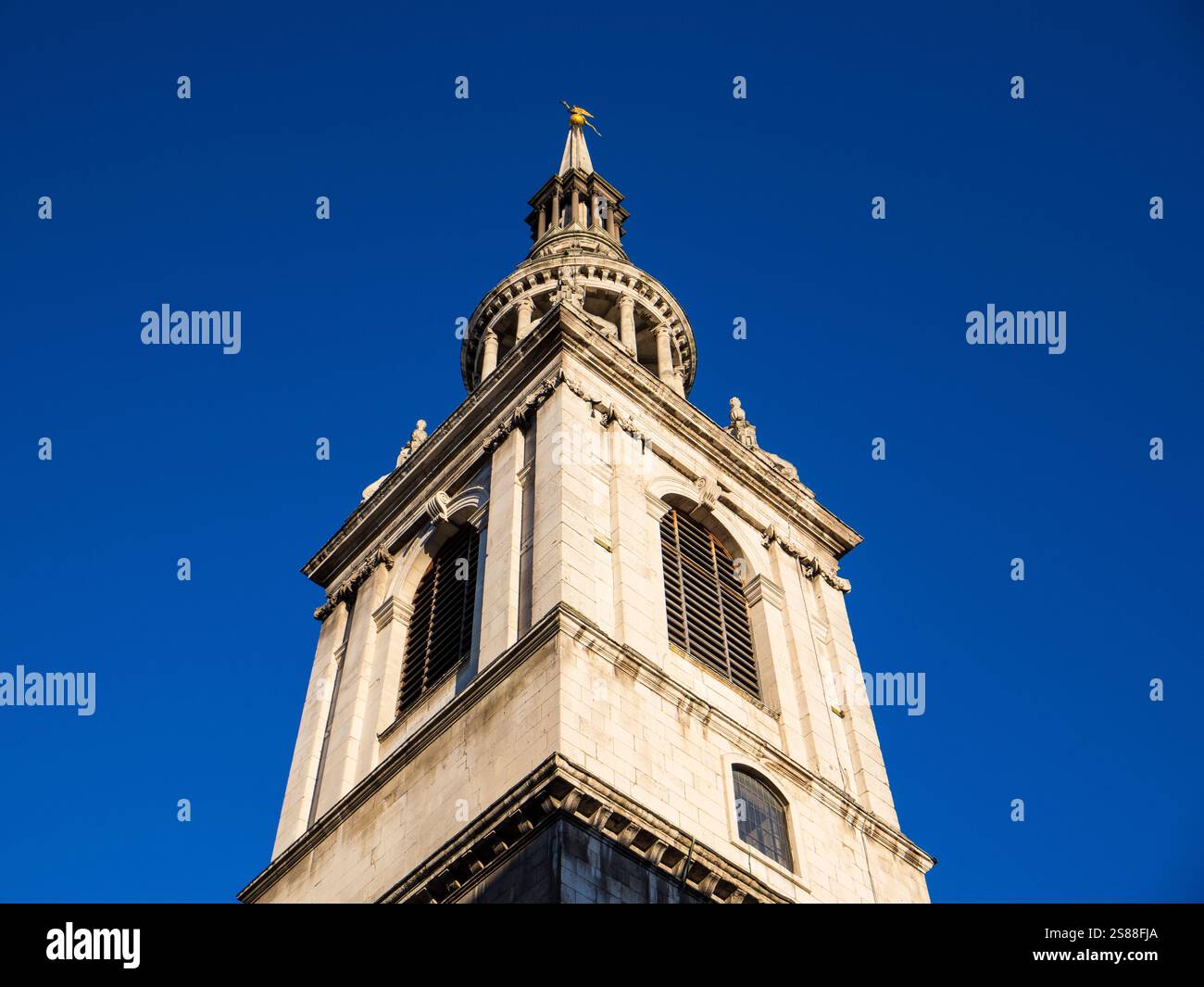 The Cockney Church, St Mary-le-Bow, The City of London, London, England, UK, GB. Foto Stock