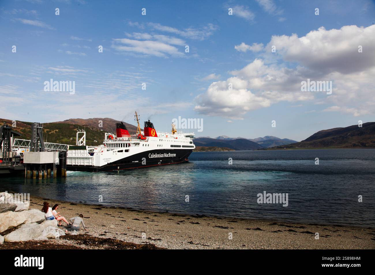 Caledonian MacBrayne Ferry Loch Seaforth a Ullapool Foto Stock