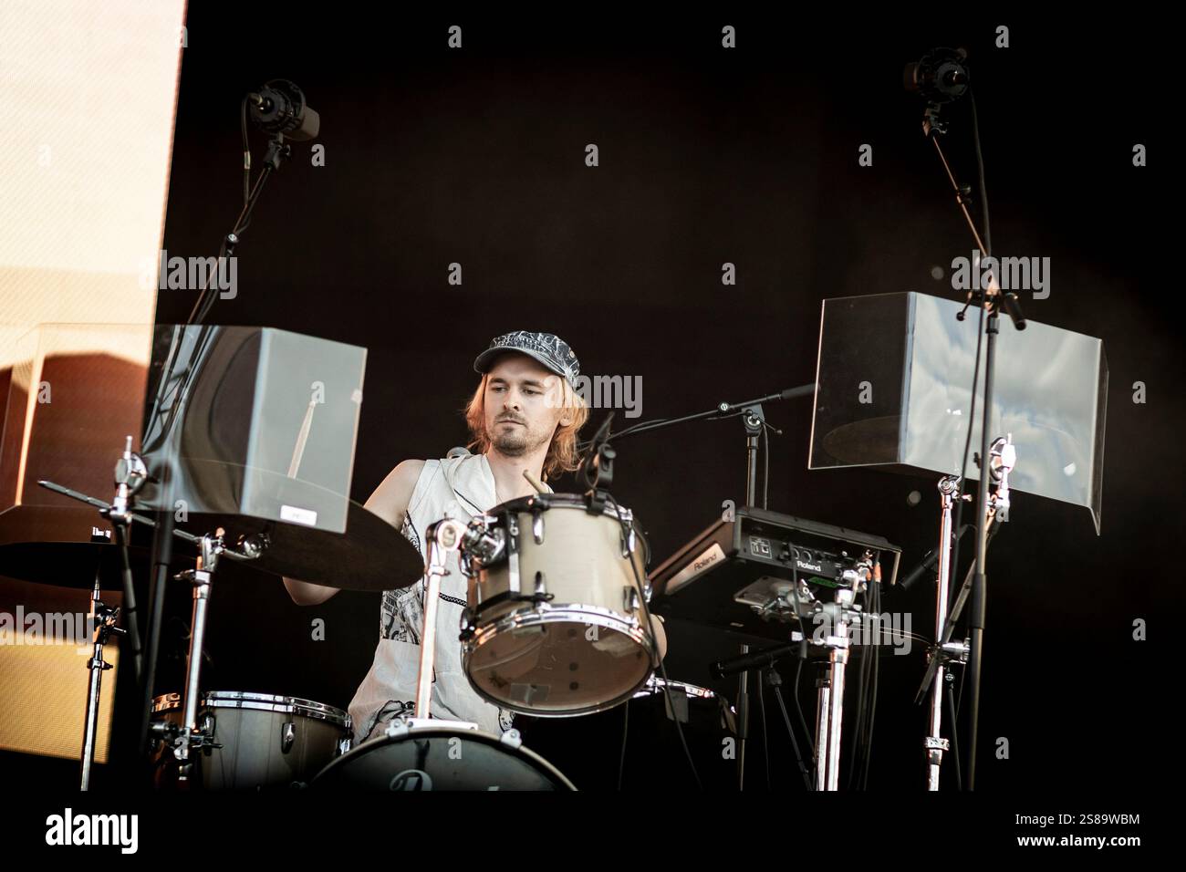 Angående MIG live in concerto al Roskilde Festival Foto Stock