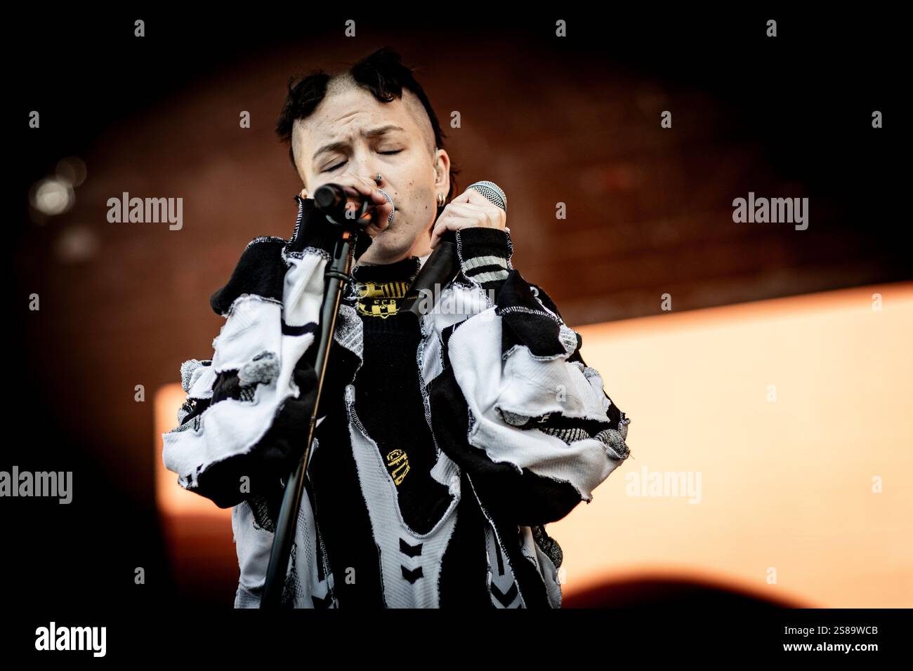Angående MIG live in concerto al Roskilde Festival Foto Stock