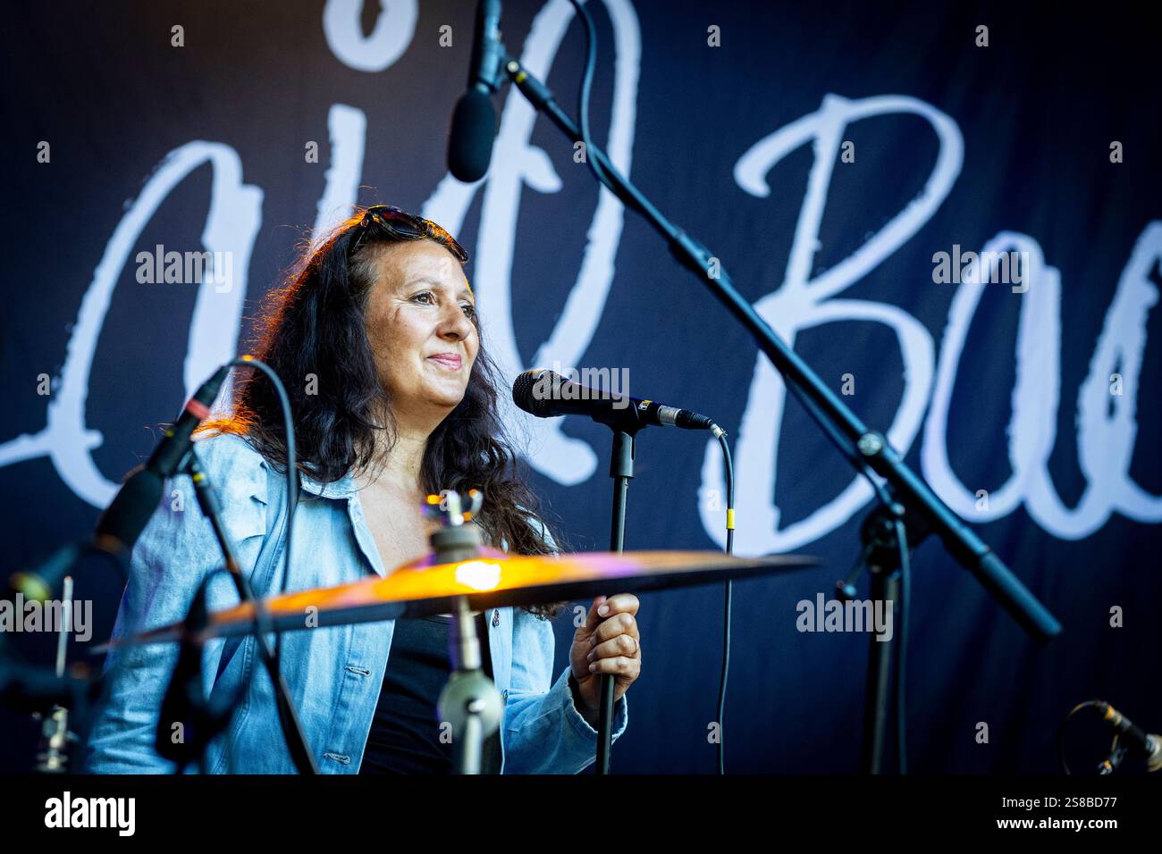 Rilassati dal vivo in concerto al GrimFest, Aarhus, Danimarca Foto Stock