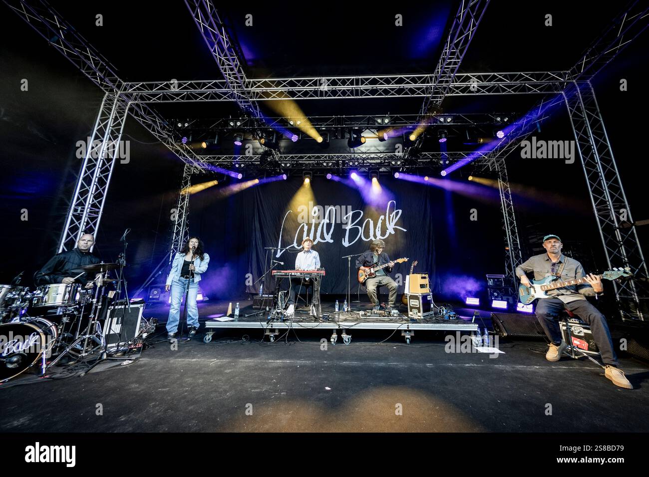 Rilassati dal vivo in concerto al GrimFest, Aarhus, Danimarca Foto Stock