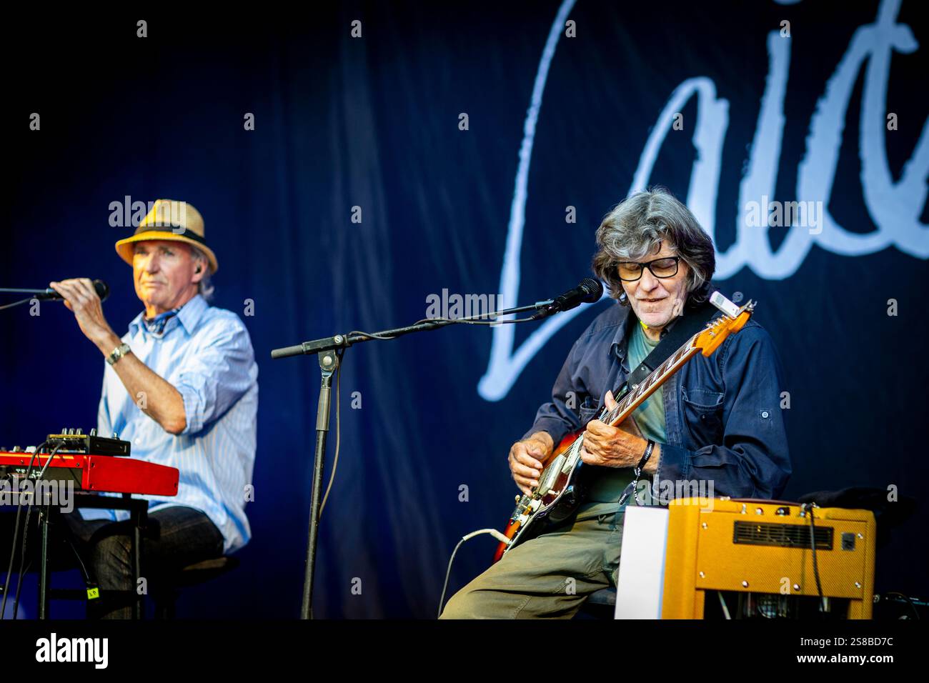 Rilassati dal vivo in concerto al GrimFest, Aarhus, Danimarca Foto Stock