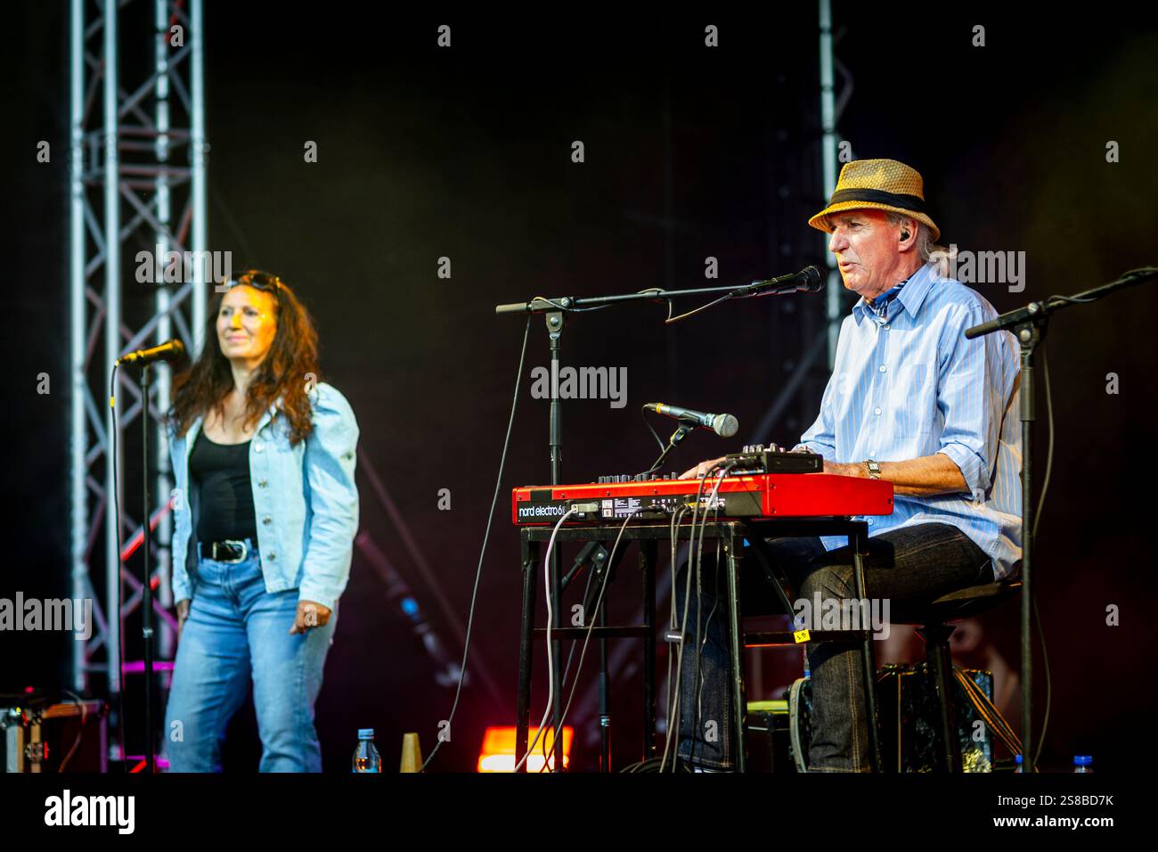 Rilassati dal vivo in concerto al GrimFest, Aarhus, Danimarca Foto Stock