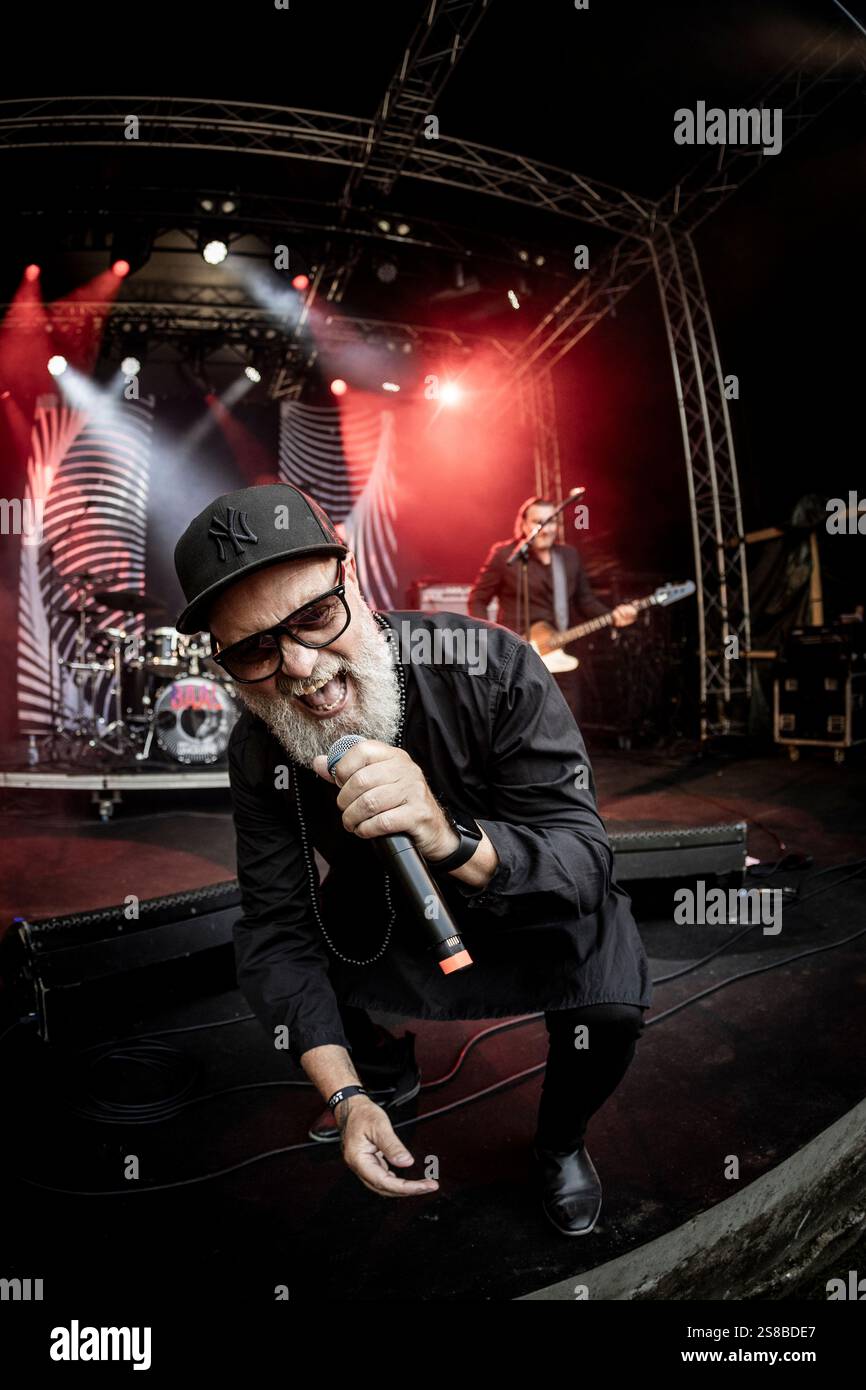 Baal live in concerto al GrimFest, Aarhus, Danimarca Foto Stock