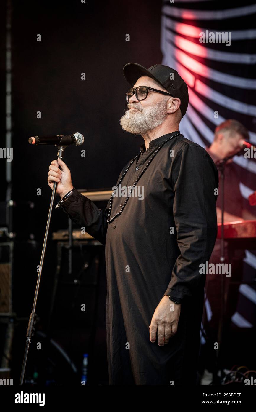 Baal live in concerto al GrimFest, Aarhus, Danimarca Foto Stock