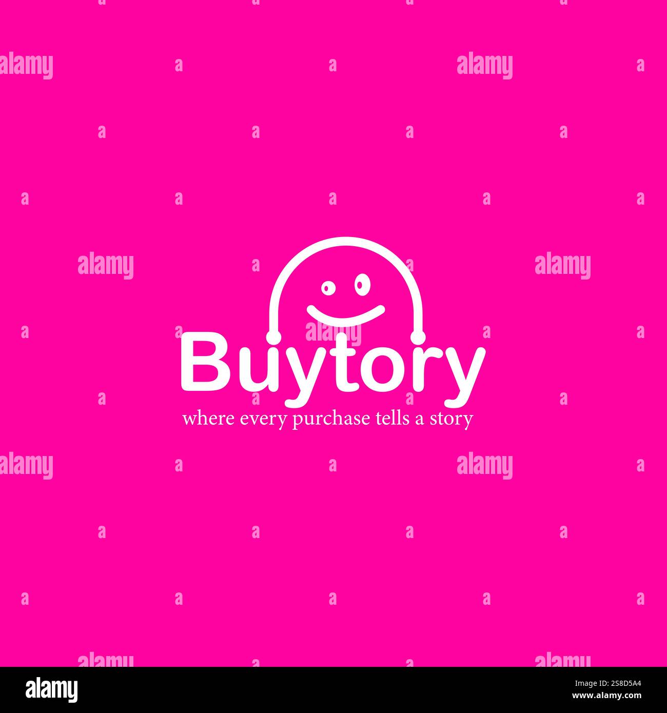 vettore modello logo negozio online Illustrazione Vettoriale