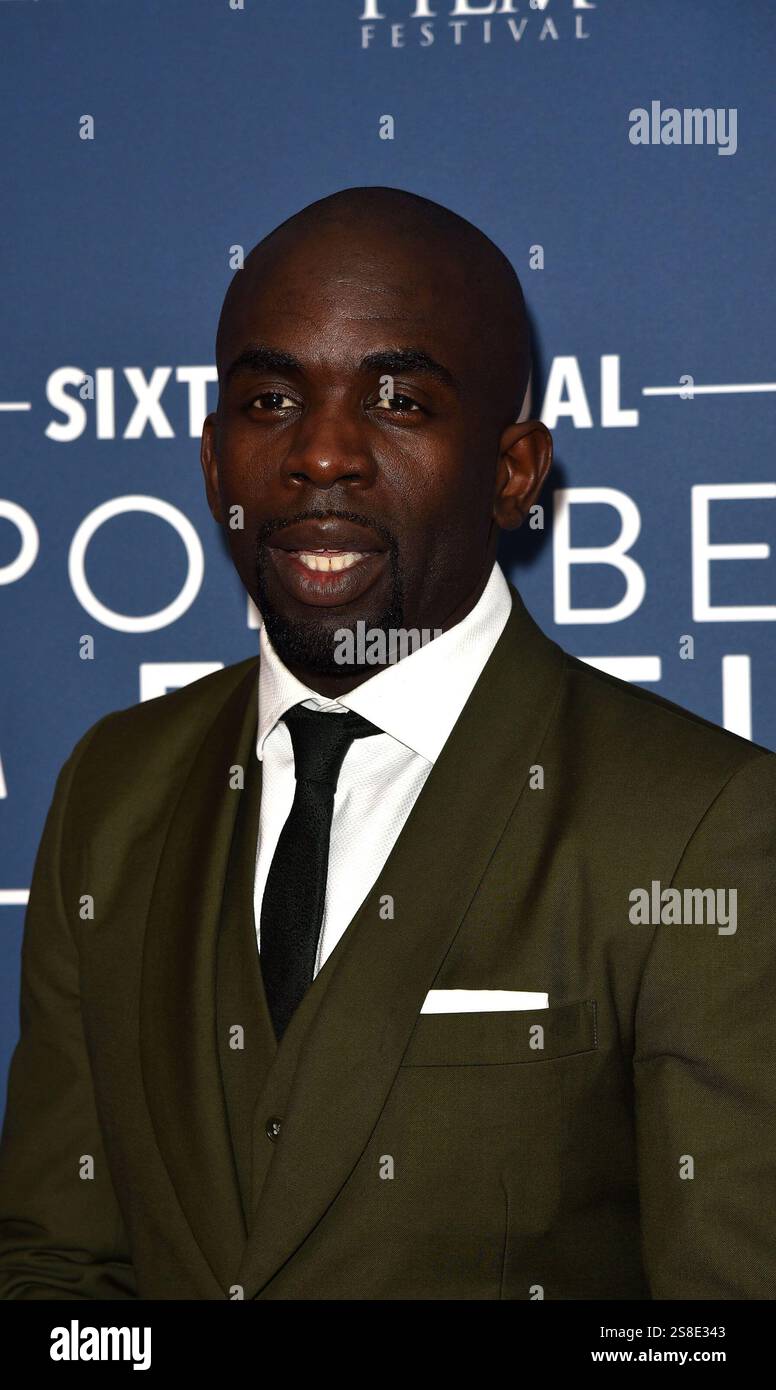 Jimmy Akingbola al Newport Beach Film Festival UK Honours in associazione con Variety al Langham Hoteln di Londra. 29/01/20 Foto Stock