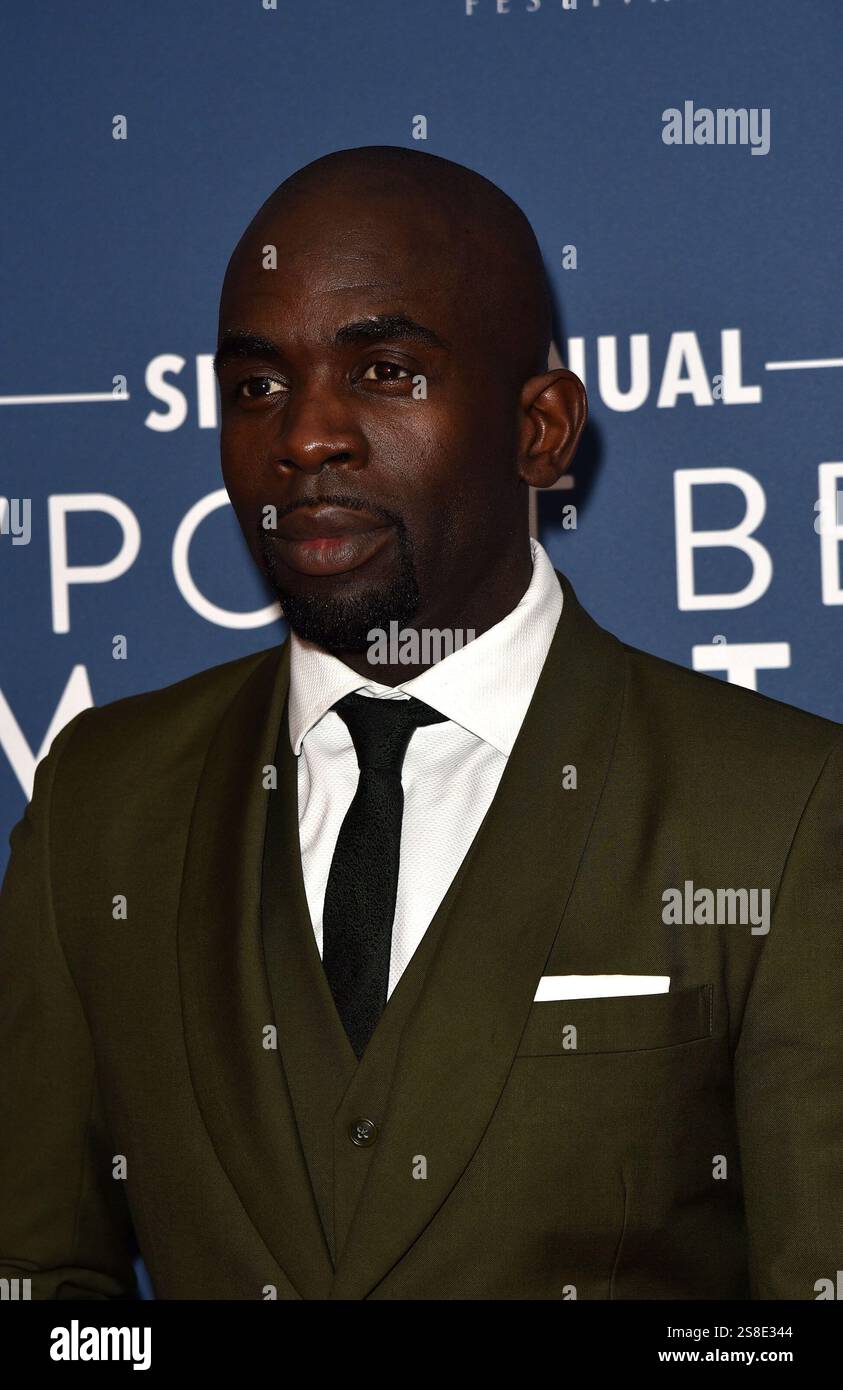 Jimmy Akingbola al Newport Beach Film Festival UK Honours in associazione con Variety al Langham Hoteln di Londra. 29/01/20 Foto Stock