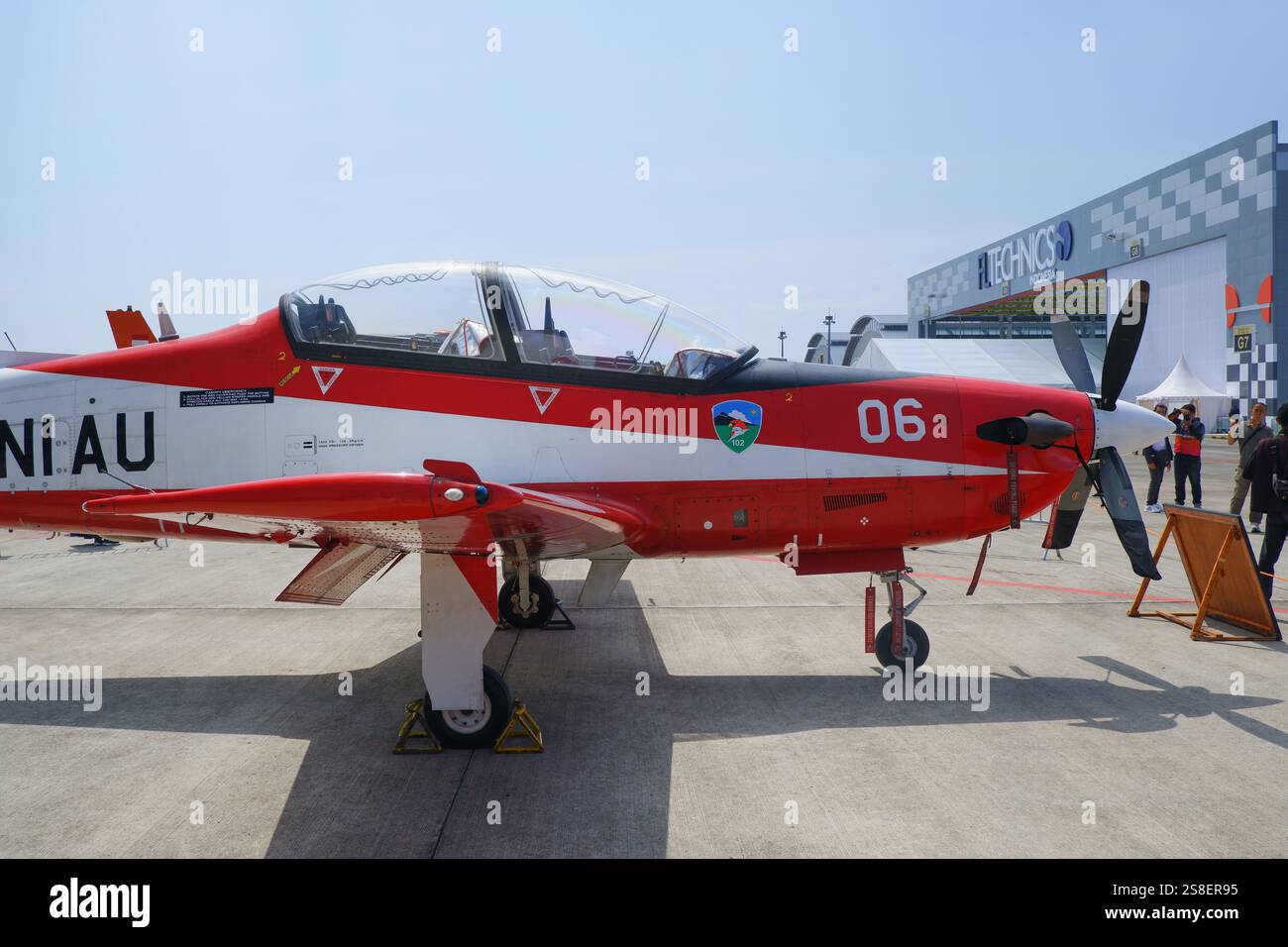 Jupiter Aerobatic Team - Indonesiano Air Force (TNI AU) KT-1 Wong Bee Foto Stock