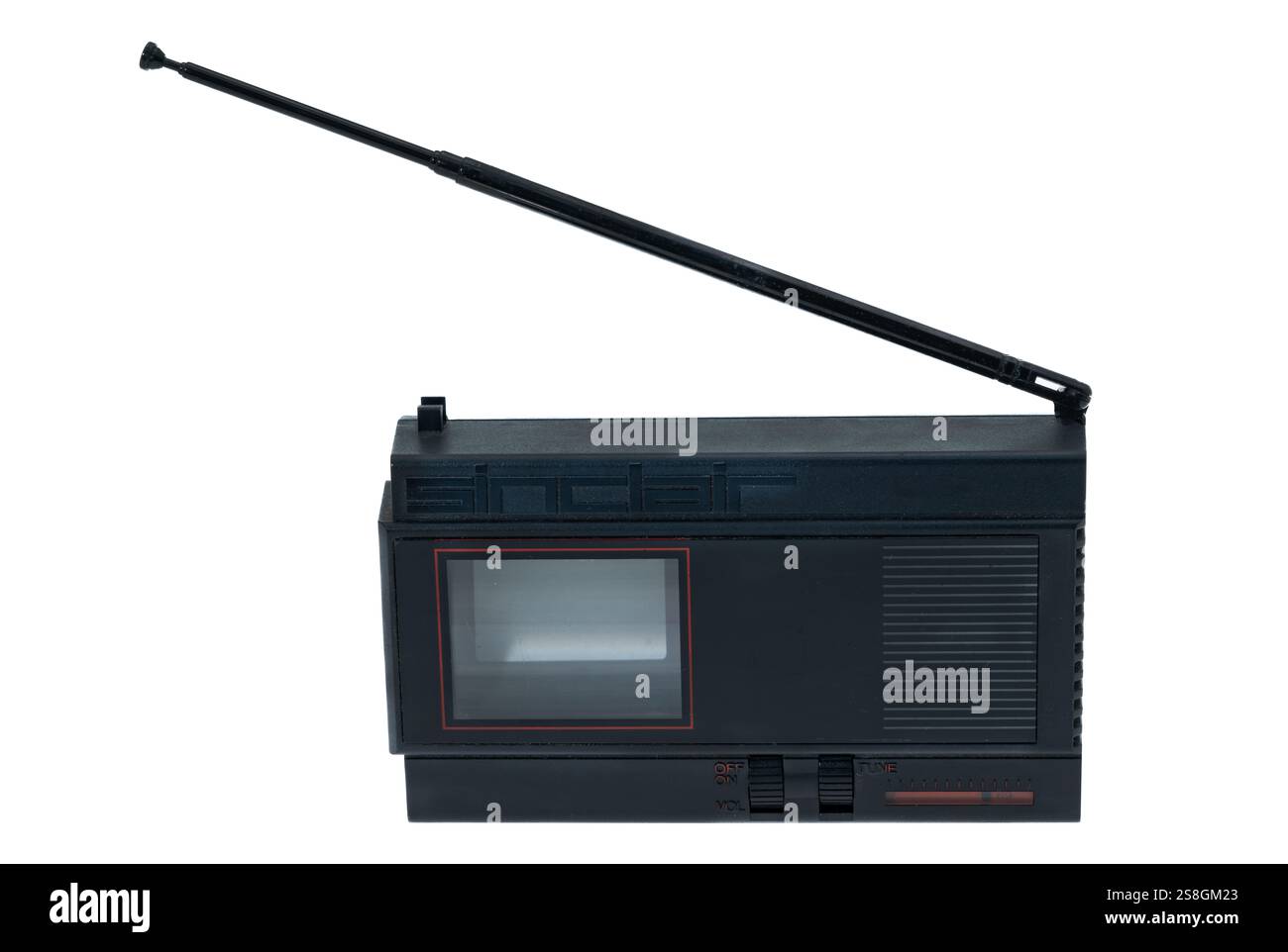 Londra, Regno Unito - 25 novembre 2024; televisione tascabile retro prodotta nel 1983 dalla Sinclair Electronics. Sir Clive Sinclair ha iniziato Devel Foto Stock Londra, Regno Unito - 25 novembre 2024; televisione tascabile retro prodotta nel 1983 dalla Sinclair Electronics. Sir Clive Sinclair ha iniziato Devel Foto Stock