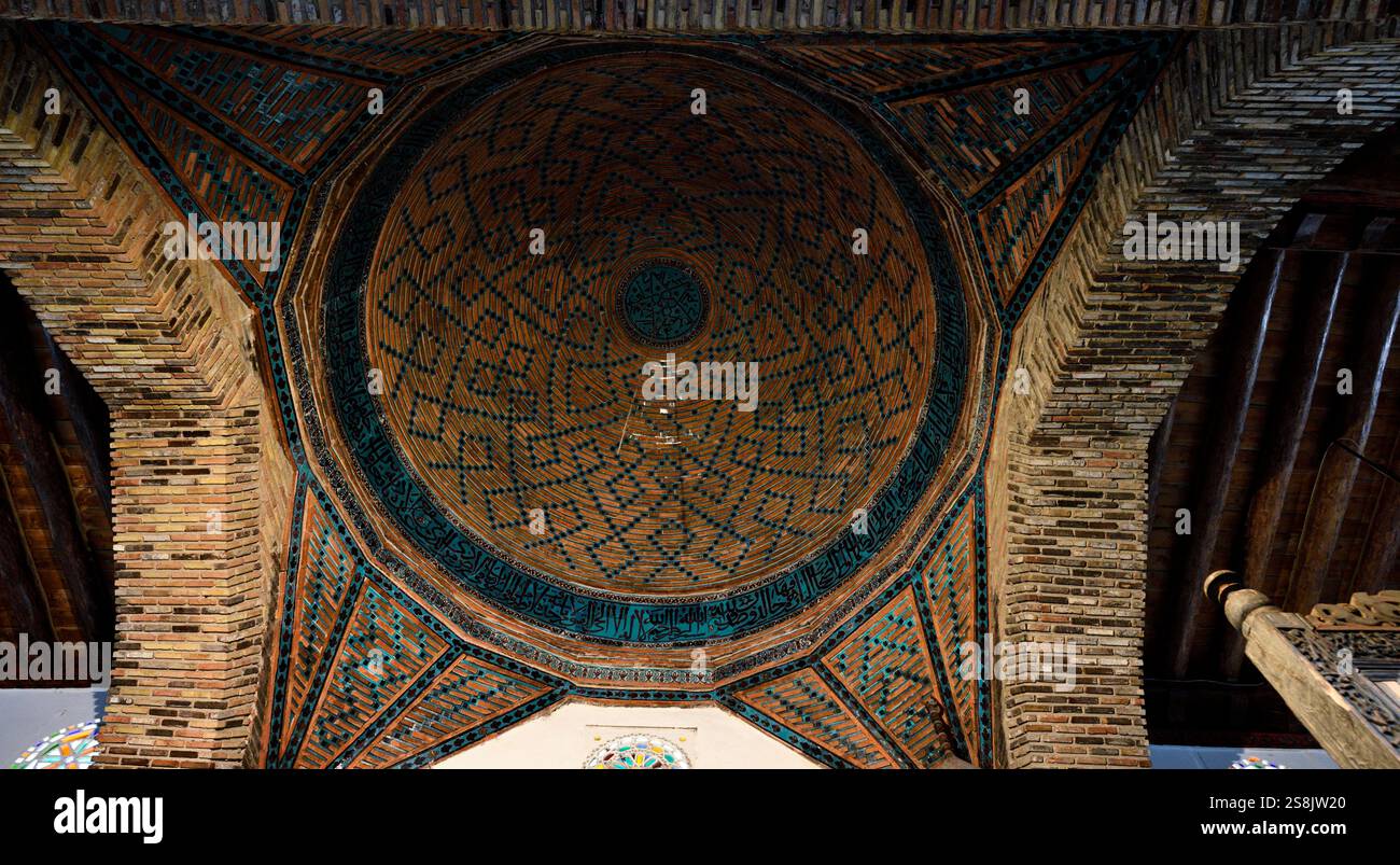 Cupola della Moschea Esrefoglu, Beysehir, Turchia Foto Stock