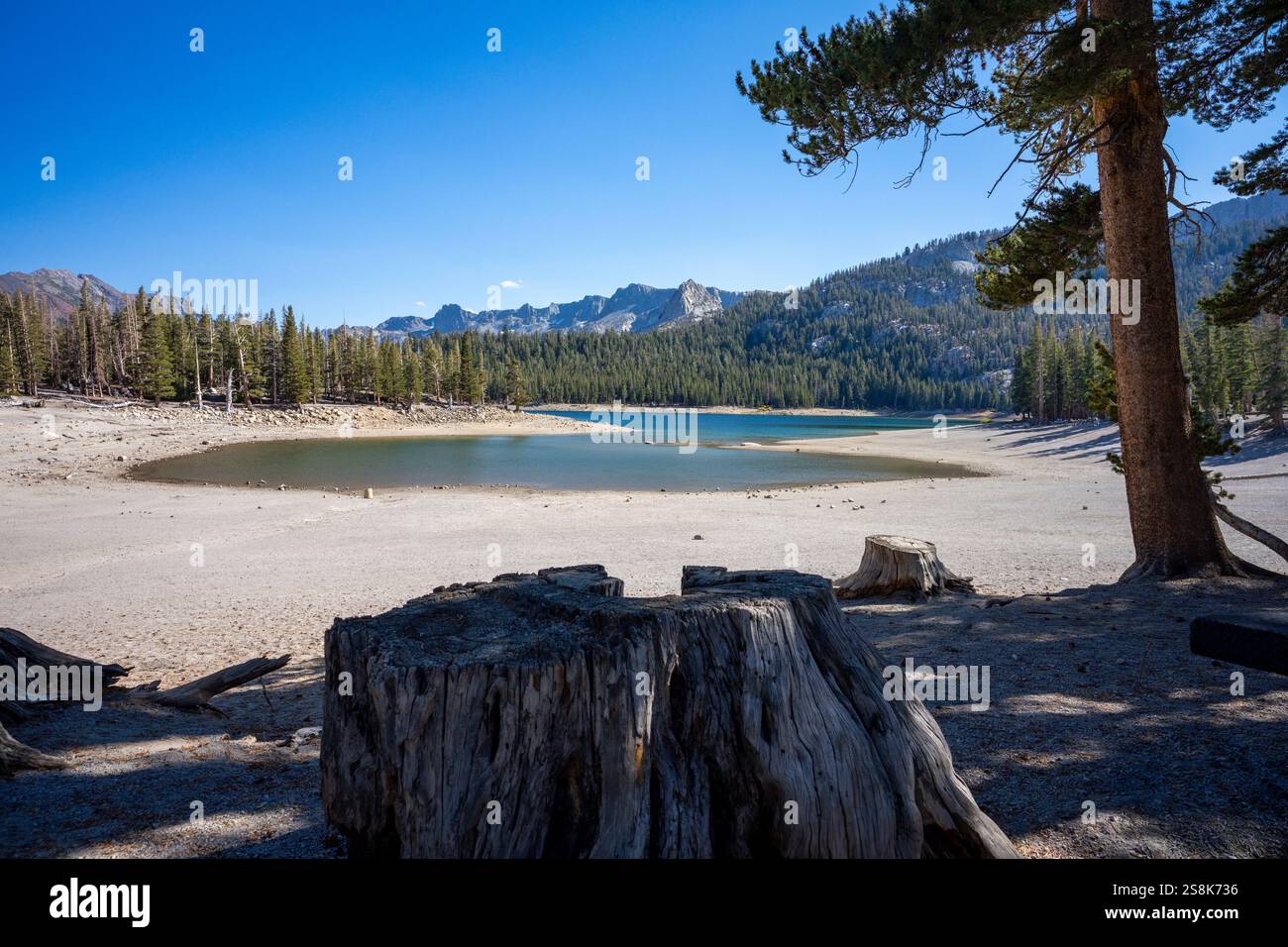 Panorama di Mammoth, California Foto Stock