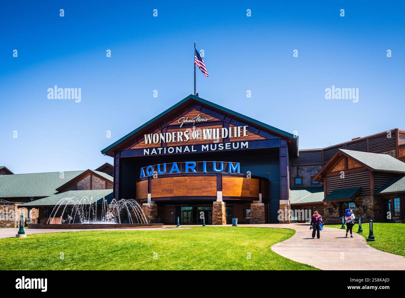 Springfield, Missouri USA - 27 aprile 2018: Il Wonders of Wildlife National Museum and Aquarium è un'attrazione imperdibile situata vicino al Bass Pro Shops Granda Foto Stock