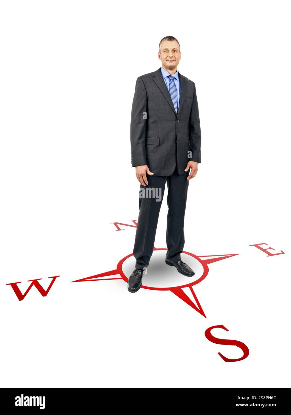 Una immagine di un bel business man Foto Stock Una immagine di un bel business man Foto Stock