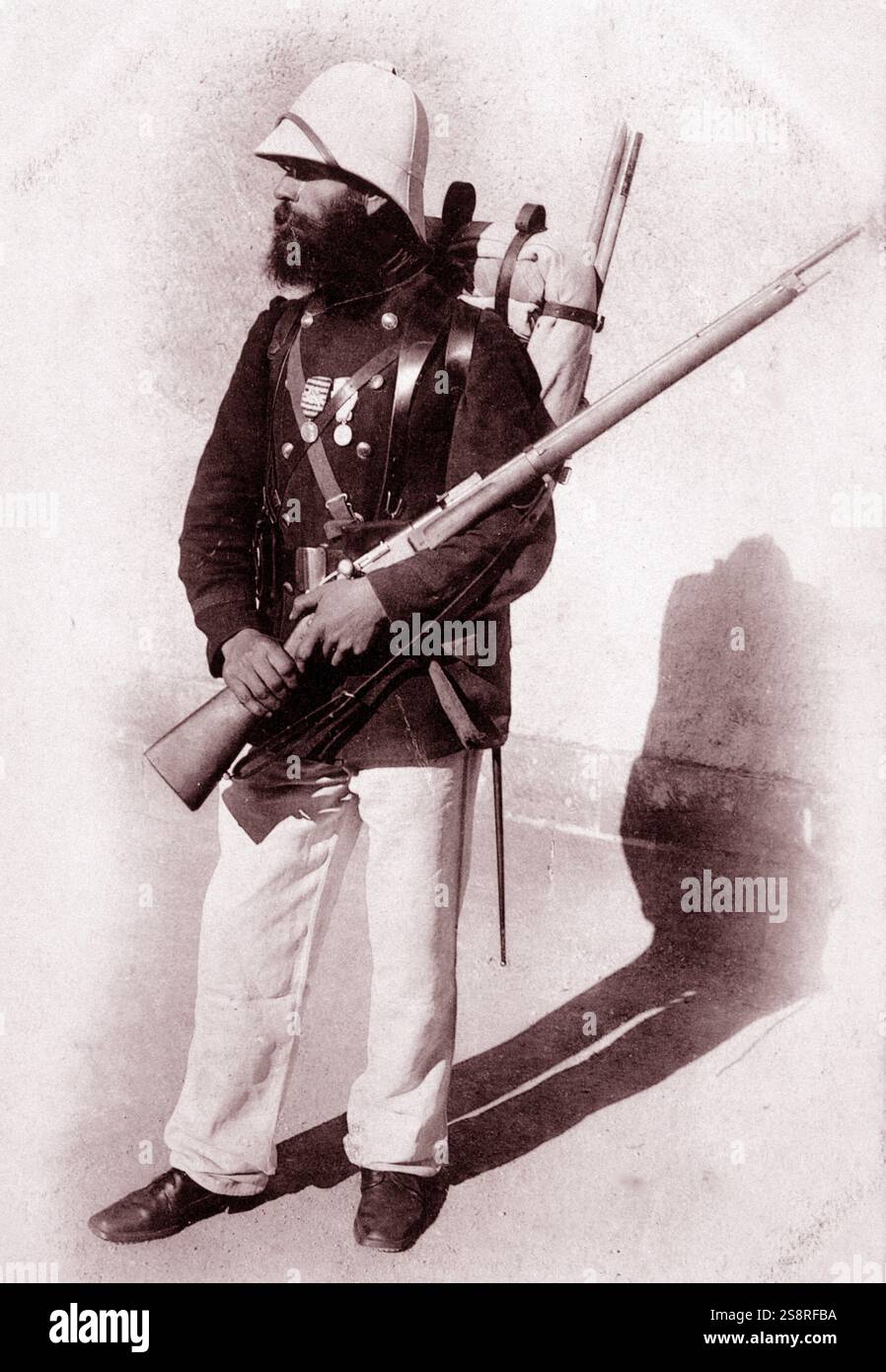 Legione Straniera francese, soldato, in Algeria, 1910 Foto Stock Legione Straniera francese, soldato, in Algeria, 1910 Foto Stock